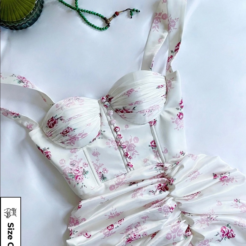 ADEIRLINA only worn ONCE floral midi (sold out) size small.